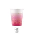 Kép 3/3 - Happy Birthday Golden Pink papír pohár 8 db-os 200 ml FSC
