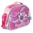 Kép 2/5 - Disney Lilo és Stitch, A csillagkutya Pink Angel 3D thermo uzsonnás táska 26 cm