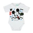 Kép 4/5 - Disney Mickey fiú nyári 2 részes body/short szett Bajusz