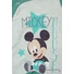 Kép 3/3 - Hosszú ujjú elöl patentos baba rugdalózó Mickey egér mintával
