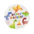 Kép 1/2 - Dinoszaurusz Aqua Happy Birthday gömb fólia lufi 46 cm