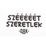 Kép 7/7 - Dorko "Szééééét Szeretlek" mintával nyomot rövid ujjú baba body
