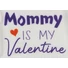 Kép 2/2 - "Mommy is my Valentine" feliratos valentin napi baba body fehér