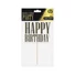 Kép 3/3 - Happy Birthday Black torta dekoráció 13 cm