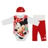 Kép 1/4 - Disney Minnie 3 részes (sapka+nadrág+body) szett Karácsony