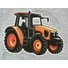 Kép 2/2 - Rövid ujjú baba body traktor mintával