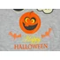 Kép 3/5 - Halloween hosszú ujjú baba body szürke