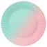 Kép 1/2 - Színes Ombre papírtányér 6 db-os 18 cm