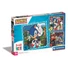 Kép 1/4 - Sonic a sündisznó Doctor Eggman 3x48 db-os puzzle Clementoni