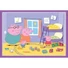 Kép 4/5 - Peppa malac Picnic and School 4 az 1-ben puzzle Clementoni
