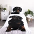 Kép 2/4 - Kutyás Dachshund ágyneműhuzat 140×200cm, 70×90 cm