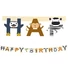 Kép 1/2 - Állatos Zoo Happy Birthday felirat FSC 2 m