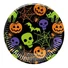 Kép 1/2 - Halloween Happy papírtányér 8 db-os 23 cm FSC