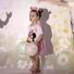 Kép 5/5 - Disney Minnie Pink gyerek szoknya és hajpánt szett