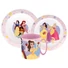 Kép 1/2 - Disney Hercegnők True étkészlet, micro műanyag szett bögrével 350 ml