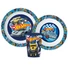 Kép 1/2 - Hot Wheels Blue Fire étkészlet, micro műanyag szett pohárral 260 ml