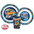 Kép 2/2 - Hot Wheels Blue Fire étkészlet, micro műanyag szett pohárral 260 ml