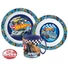 Kép 2/2 - Hot Wheels Blue Fire étkészlet, micro műanyag szett bögrével 350 ml