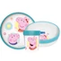 Kép 3/4 - Peppa malac Core csúszásmentes étkészlet, micro műanyag szett