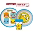 Kép 2/2 - Pokémon csúszásmentes étkészlet, micro műanyag szett