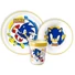 Kép 1/2 - Sonic a sündisznó Rings csúszásmentes étkészlet, micro műanyag szett