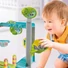 Kép 5/5 - Színes Fun Garage készségfejlesztő garázs szett bukfencező kisautóval Clementoni