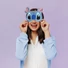 Kép 3/4 - Disney Lilo és Stitch, A csillagkutya felnőtt alvómaszk, éjszaki szemmaszk