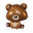 Kép 1/3 - Maci Brown Teddy fólia lufi 60 cm
