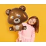 Kép 2/3 - Maci Brown Teddy fólia lufi 60 cm
