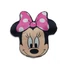 Kép 1/3 - Disney Minnie Head 3D formapárna, díszpárna 35 cm Velúr