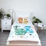 Kép 2/4 - Dinoszaurusz Friends gyerek, ovis ágyneműhuzat 100×135cm, 40×60 cm