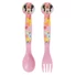 Kép 1/2 - Disney Minnie Spring műanyag evőeszköz készlet - 2 darabos