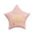 Kép 1/3 - Happy Birthday Matt Pink csillag fólia lufi 44 cm