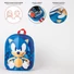 Kép 4/7 - Sonic a sündisznó 3D hátizsák, táska 31 cm