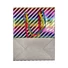 Kép 3/3 - Színes Striped csillámos papír ajándéktasak, ajándékzacskó 18x10x23 cm