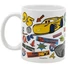 Kép 2/4 - Disney Verdák Stickers porcelán bögre 325 ml Díszdobozban