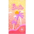Kép 1/2 - Barbie Palm fürdőlepedő, strand törölköző 70x140cm