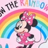 Kép 3/4 - Disney Minnie Rainbow kéztörlő, arctörlő, törölköző 40x30 cm