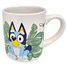 Kép 1/4 - Bluey Leaves porcelán bögre 235 ml (8 oz) Díszdobozban