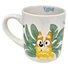 Kép 2/4 - Bluey Leaves porcelán bögre 235 ml (8 oz) Díszdobozban