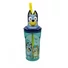 Kép 1/4 - Bluey Splash 3D műanyag szívószálas pohár 360 ml