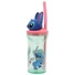 Kép 2/4 - Disney Lilo és Stitch, A csillagkutya Easily Distracted 3D műanyag szívószálas pohár 360 ml