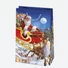Kép 3/9 - Karácsony Santa Claus papír ajándéktasak, ajándékzacskó 10x16x6 cm