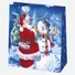 Kép 3/7 - Karácsony Santa Magic papír ajándéktasak, ajándékzacskó 15,5x15,5x8 cm