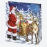 Kép 6/7 - Karácsony Santa Magic papír ajándéktasak, ajándékzacskó 15,5x15,5x8 cm