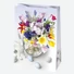 Kép 2/7 - Húsvét Flowers papír ajándéktasak, ajándékzacskó 23x32x11 cm