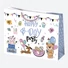 Kép 6/7 - Happy Birthday Sissy papír ajándéktasak, ajándékzacskó 30x23x10 cm