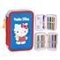 Kép 1/2 - Hello Kitty Blue tolltartó töltött 2 emeletes