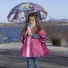 Kép 5/5 - Peppa malac Buddies gyerek átlátszó esernyő Ø71 cm