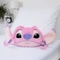 Kép 3/4 - Disney Lilo és Stitch, A csillagkutya Angel Pink 3D formapárna, díszpárna 35 cm